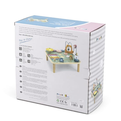 PolarB Tavolo Attività Montessori in Legno – Multiattività Educativa