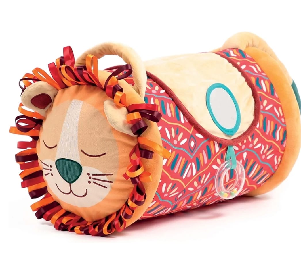 LUDI Lion Roller – Cilindro Gonfiabile Sensoriale 6+ Mesi