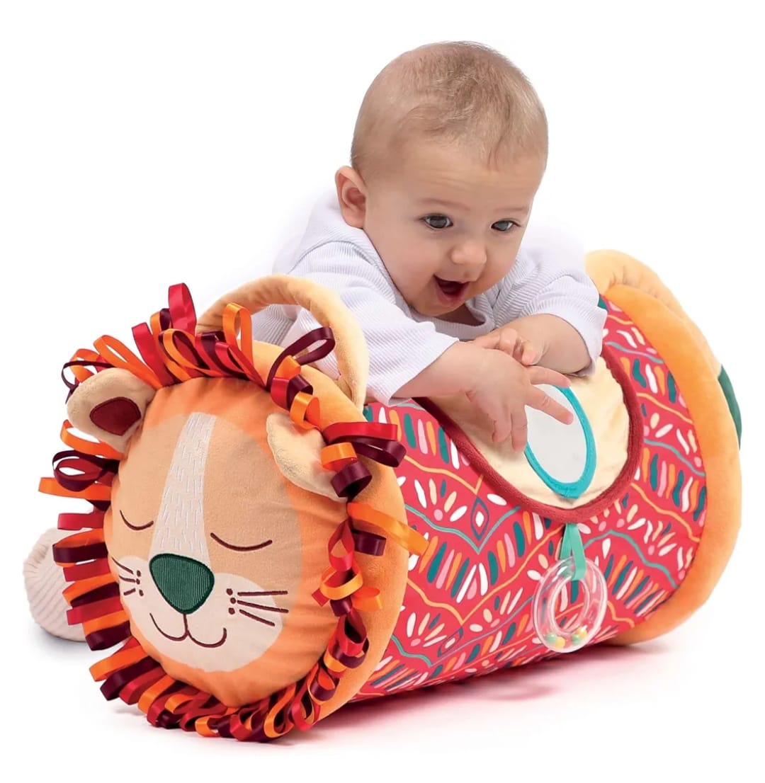 LUDI Lion Roller – Cilindro Gonfiabile Sensoriale 6+ Mesi