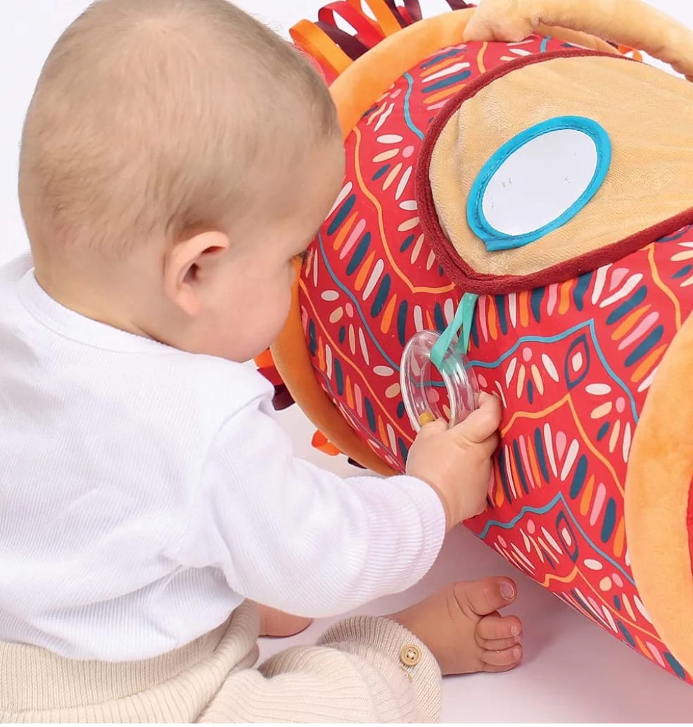 LUDI Lion Roller – Cilindro Gonfiabile Sensoriale 6+ Mesi