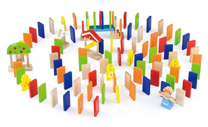 VIGA Domino Educativo in Legno – 116 Pezzi Montessori